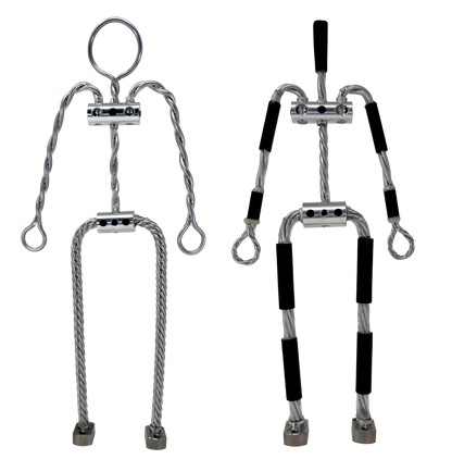 Side-by-side comparison of the Animation Supplies ready-made Aluminium Wire Armatures.
