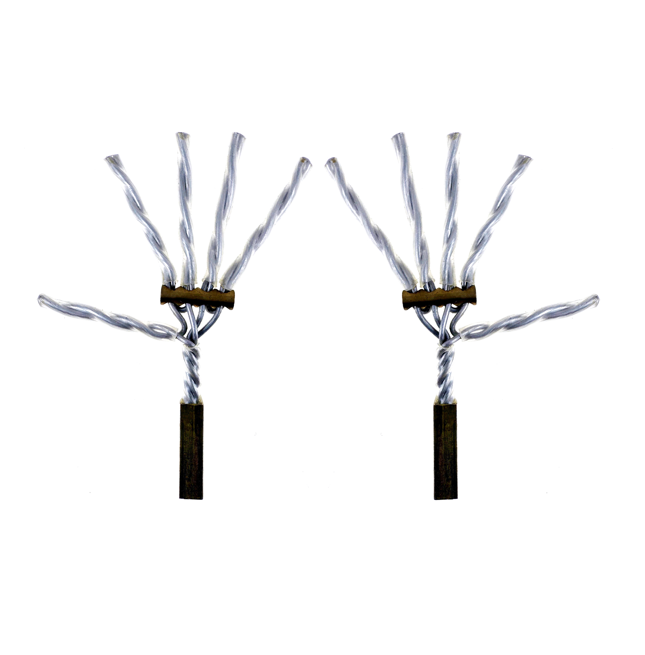 Pair of Stop Motion Animation wire Armature Hands. Used in Animation Supplies Armatures.