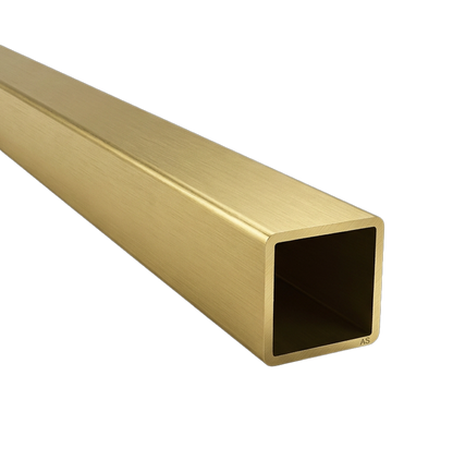 7/32 Square Brass Tube