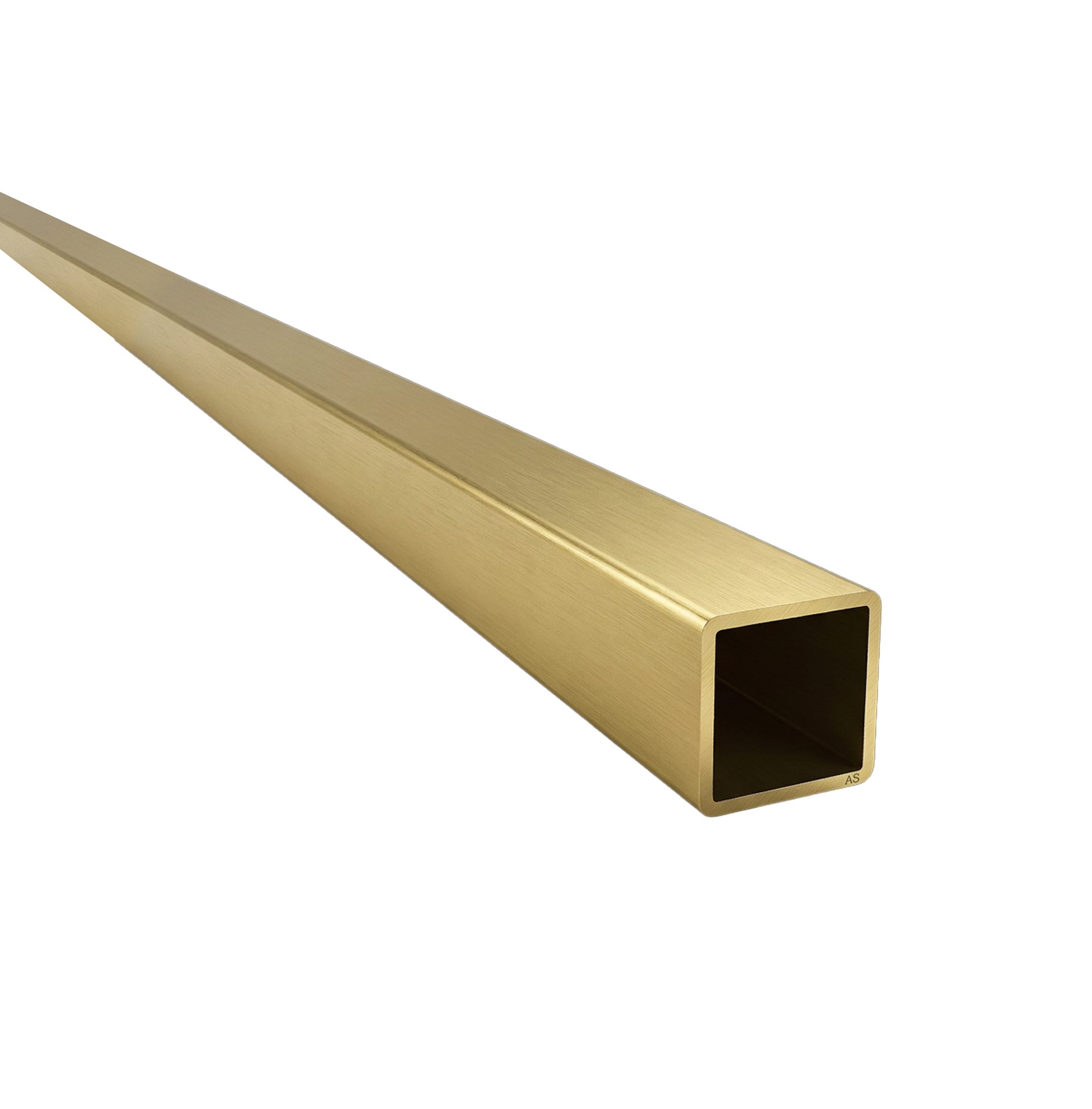 1/8" Square Brass Tube