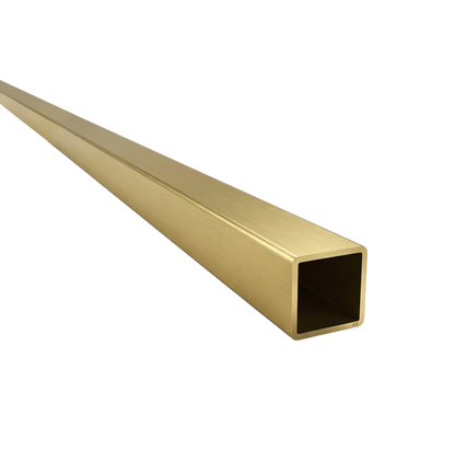 1/8" Square Brass Tube