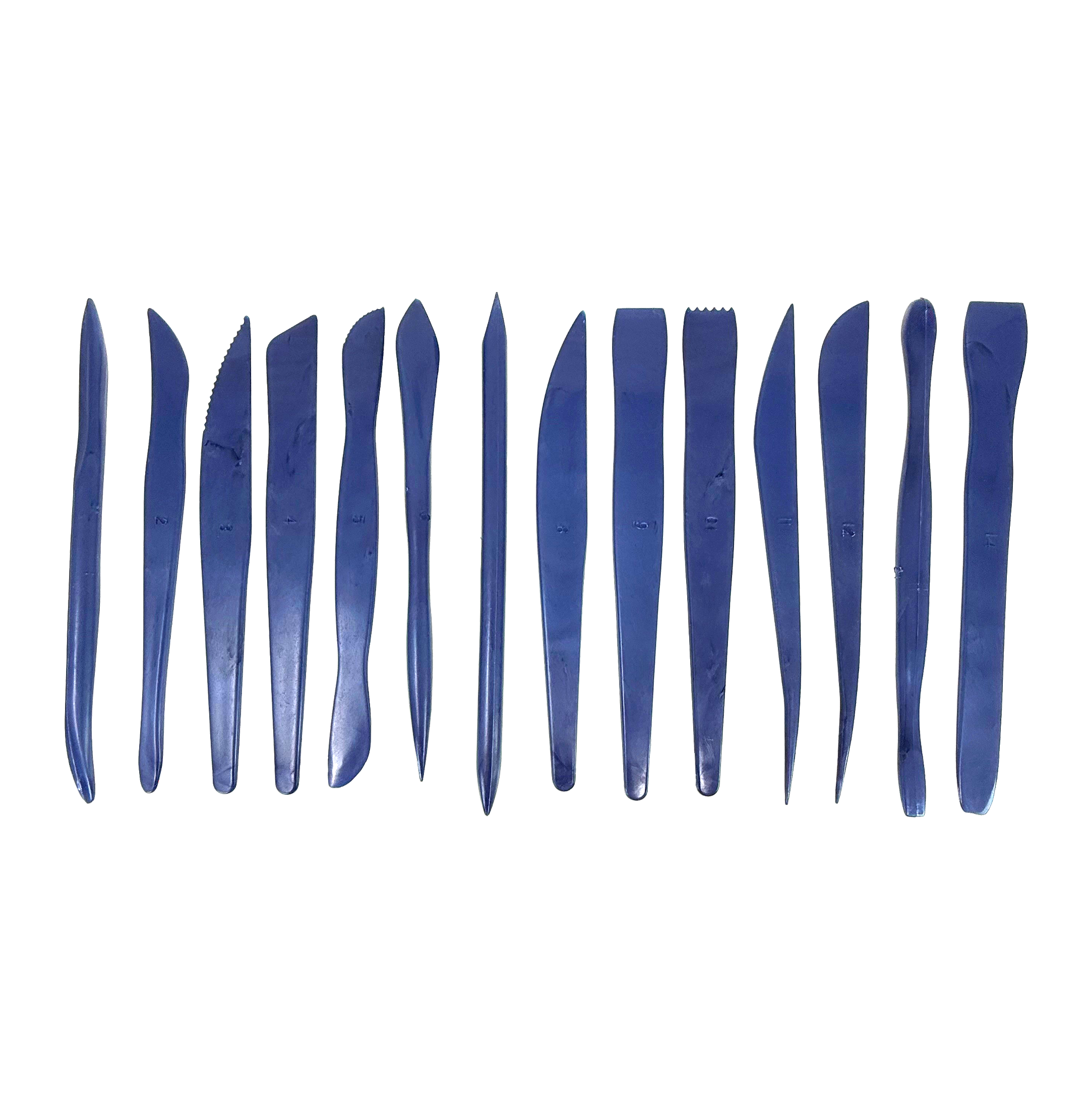 Plastic model making tools. Set of 14 for sculpting. 