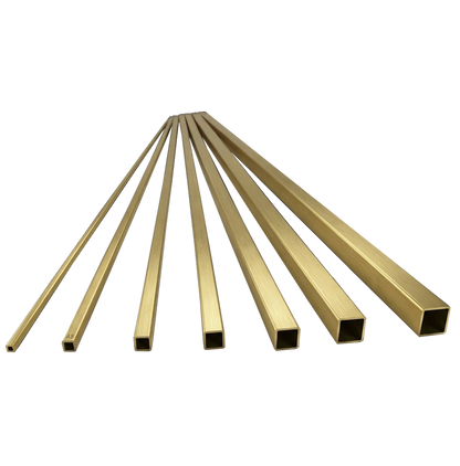 Albion Alloys Square Brass Tubing