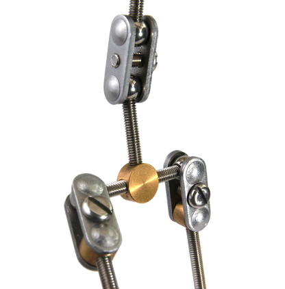 Stop Motion Armature hip section of the Animation Supplies Standard Armature Kit.