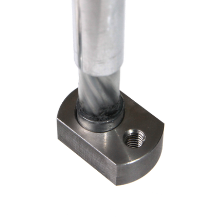 The AliExtra armature comes complete with threaded tie-down holes in the feet. 