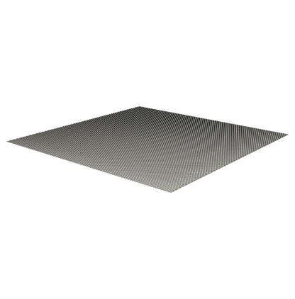 Galvanised Perforated Steel Sheet. 5mm holes, 600mm x 600mm x 1mm.