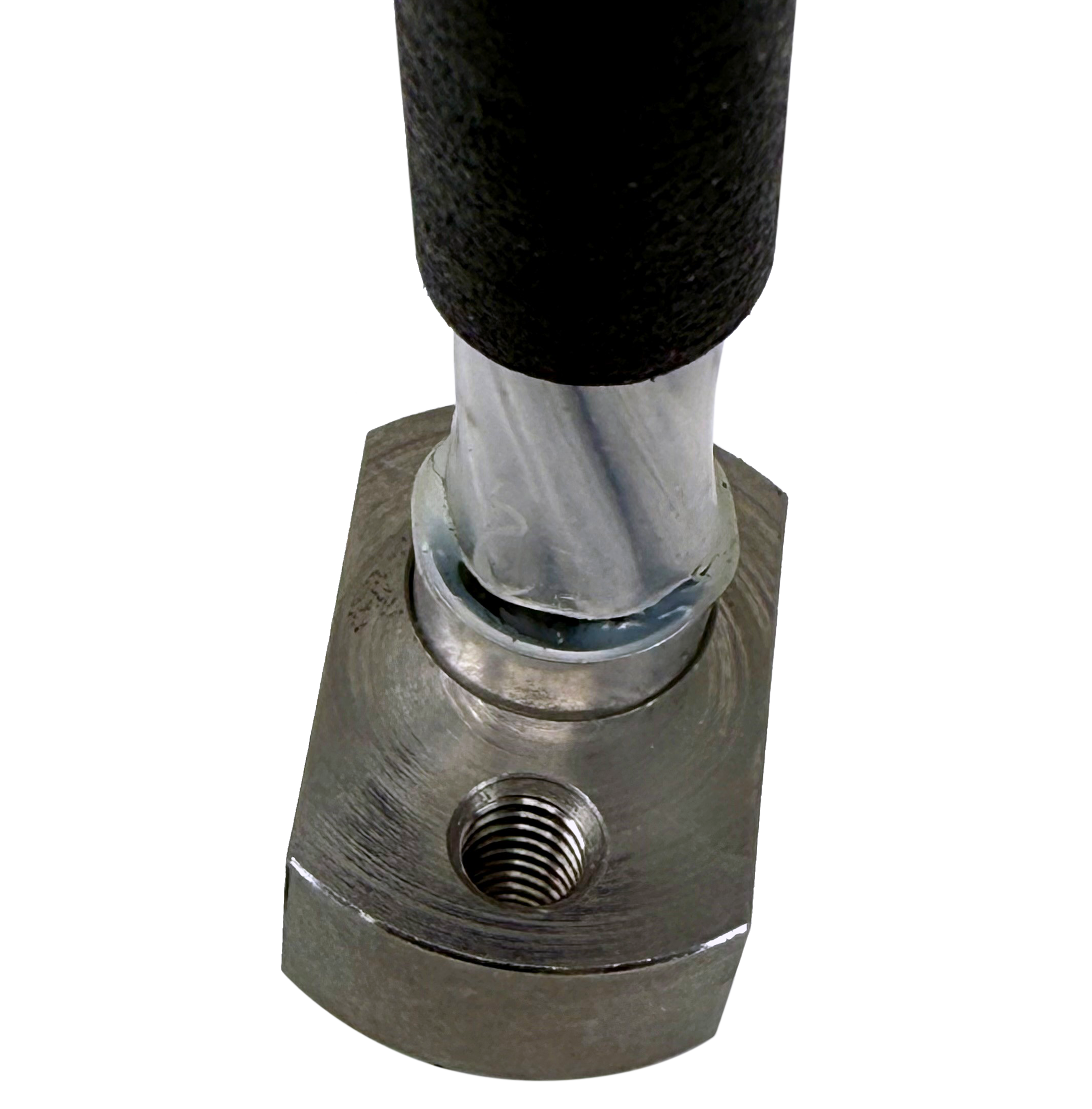 Stop Motion Armature Foot with threaded tie-down hole.