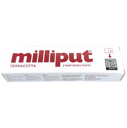 Box of Terracotta Milliput 2 part epoxy putty.