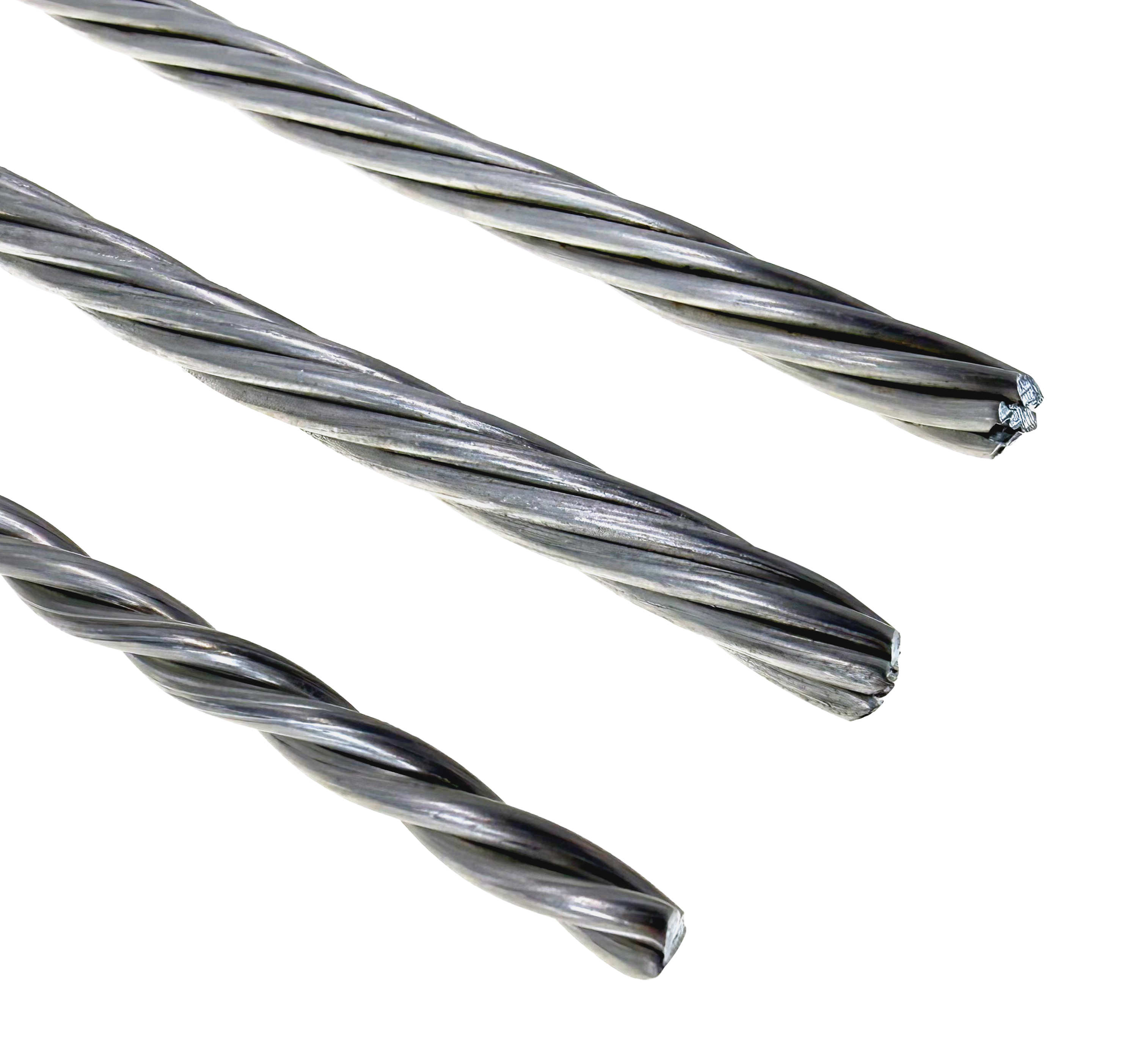 Stop Motion 2mm Animation Wire, twisted in 3, 5 and 7 strand bundles.