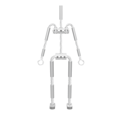 3D Model of AliExtra Aluminium Wire Armature.
