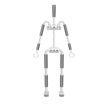3D Model of the Animation Supplies AliExtra ready-made Armature.