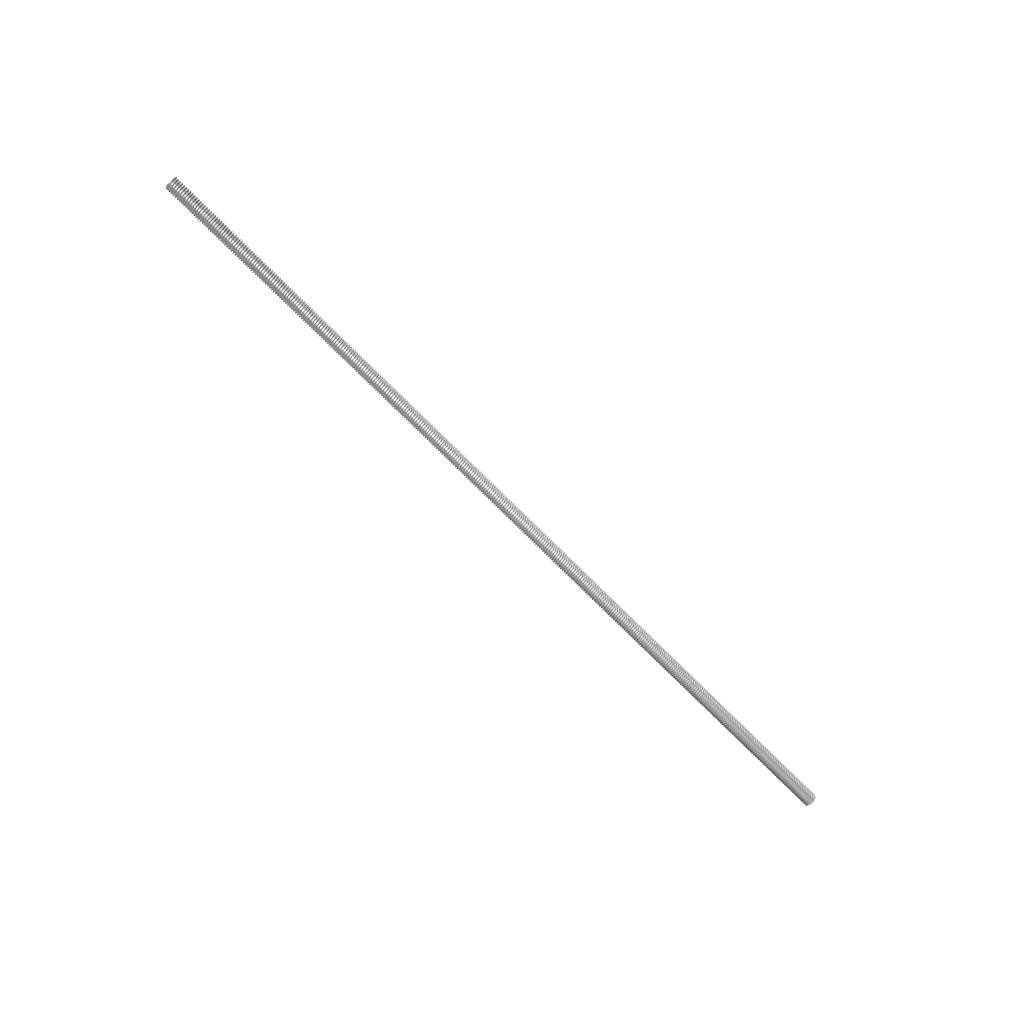 3D Model of M3 Threaded Rod