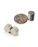 D7.9 x 1.0mm N35 Zinc Plated Magnet (Pack of 10)