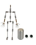 Animation Supplies Bundle Deal - Professional Armature Kit, Professional Tie-Down Magnet and Green Acrylic Eyes