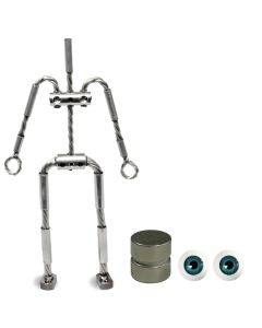 Animation Supplies Bundle Deal - AliExtra Armature Kit, Standard Tie-Down Magnets and Blue Acrylic Eyes