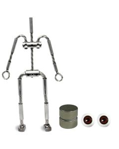 Animation Supplies Bundle Deal - AliExtra Armature Kit, Standard Tie-Down Magnets and Brown Acrylic Eyes