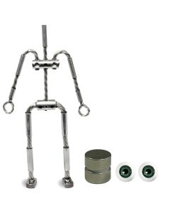 Animation Supplies Bundle Deal - AliExtra Armature Kit, Standard Tie-Down Magnets and Green Acrylic Eyes