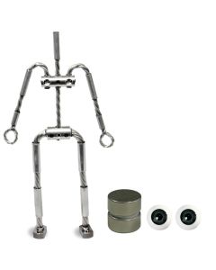 Animation Supplies Bundle Deal - AliExtra Armature Kit, Standard Tie-Down Magnets and Grey Acrylic Eyes