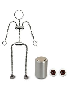 Animation Supplies Bundle Deal - Aluminium Armature Kit, Professional Tie-Down Magnet and Brown Acrylic Eyes