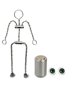 Animation Supplies Bundle Deal - Aluminium Armature Kit, Professional Tie-Down Magnet and Green Acrylic Eyes