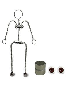 Animation Supplies Aluminium Armature Bundle Deal. Standard Tie-Down Magnets and Brown Acrylic Eyes