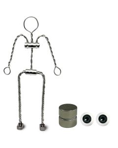 Animation Supplies Bundle Deal - Aluminium Armature Kit, Standard Tie-Down Magnets and Grey Acrylic Eyes