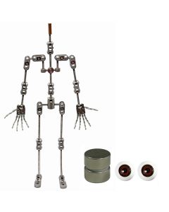 Animation Supplies Bundle Deal - ProPlus Armature Kit, Standard Tie-Down Magnets and Brown Acrylic Eyes