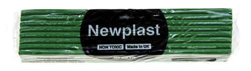 500gm Newplast Light Green Plasticine Alternative 1pk Non Toxic 