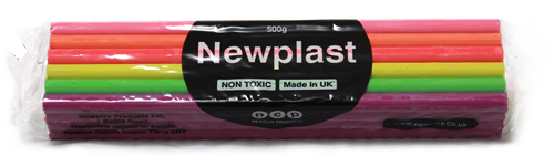 Non Toxic Plasticine Alternative 3pk 500gm Newplast Stone 